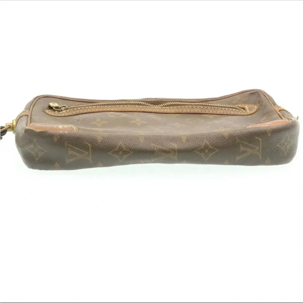 Authentic Vintage LOUIS VUITTON Monogram Marly Dragonne GM Clutch Bag M51825 LV